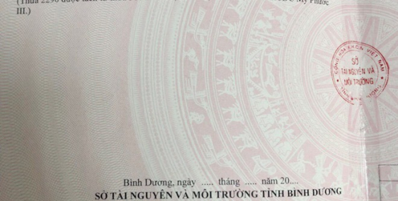 Gia đình tôi cần bán lô đất thổ cư 150m2, Thị Xã Bến Cát, có sổ riêng