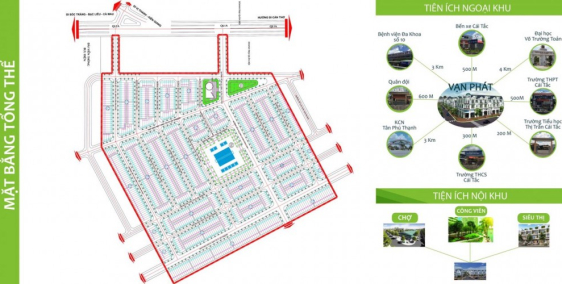 BÁN CẶP NỀN KHU VẠN PHÁT CÁI TẮC- DT: 10x 33- Giá chỉ 5tr/ m2