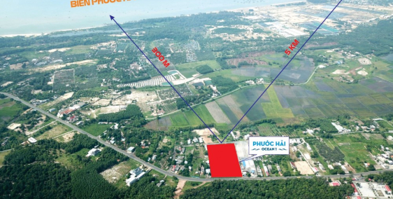 Phước Hải Ocean 1 - 630tr/nền - Bà Rịa Vũng Tàu