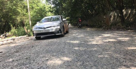 Đất Bình Dương đường chuẩn bị đổ nhựa giá rẻ