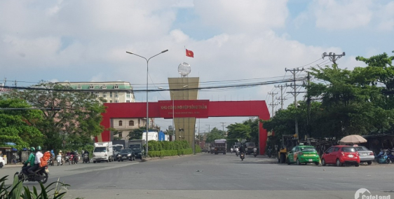 Bán đất Trung Tâm thị xã Dĩ An, Bình Dương, 2 mặt tiền đường, tiện KD