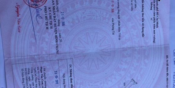 Đất mặt tiền T12 (30m) Tân Quý Tây Binh chanh