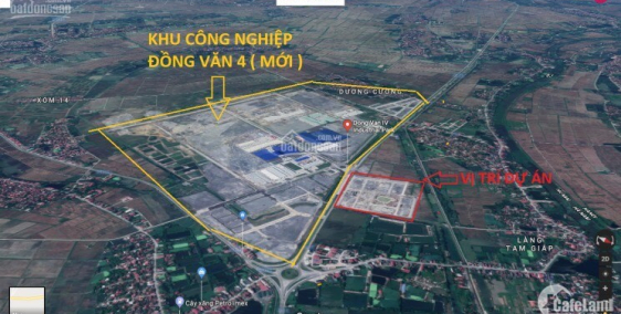 Dự án ĐẤT NỀN phân lô cự HOT tại KCN ĐỒNG VĂN IV HÀ NAM giá chỉ từ 15tr/m2