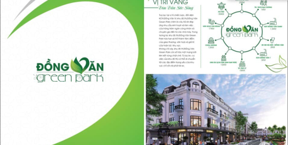 Đất nền dự án KĐT Đồng Văn Green Park - Đối diện KCN Đồng Văn 4