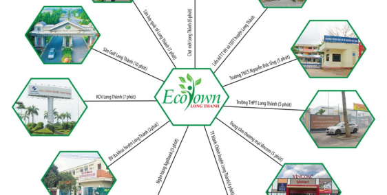 Eco town Long Thành , chỉ 850tr sợ hữu  vị trí vàng ngay thị trấn, giá gốc CĐT
