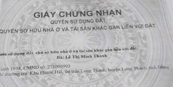 bán gấp lỗ đất mặt tiền quốc lộ 51B, 10m ngang , thị trấn Long Thành, Đồng Nai