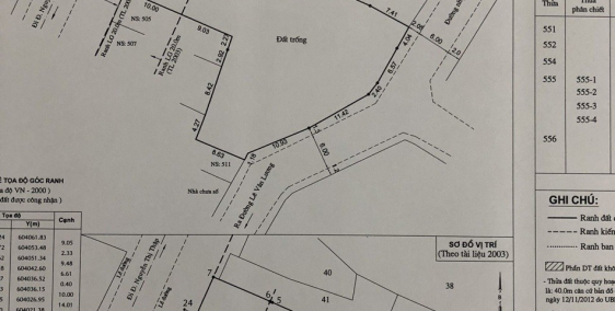 Cần bán 905 m2 đất thổ cư 2 Mặt tiền đường Lê Văn Lương, gần VIVO City, Quận 7