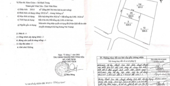 BÁN ĐẤT THỔ CƯ ĐỊNH TRUNG, 206M2 GIÁ CHỈ 6.5TR, SỔ ĐỎ VĨNH VIỄN. LH: 0986 797 22