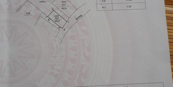 BÁN ĐẤT THỔ CƯ XÓM TRÁM, ĐỊNH TRUNG 206M2 GIÁ 6.5TR. LH: 0986454393 - 0986797222