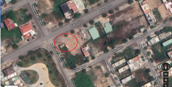 Cho thuê lô góc Nam Việt Á dt lớn kinh doanh tốt