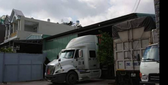 Cho thuê kho xưởng 1.000m2 mặt tiền đường Lê Thị Riêng, Phường Thới An, Quận 12.