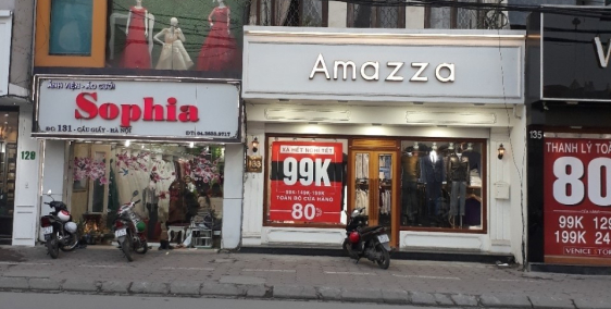 Cho thuê nhà mặt phố Nguyễn Phong Sắc 4.5m mặt tiền