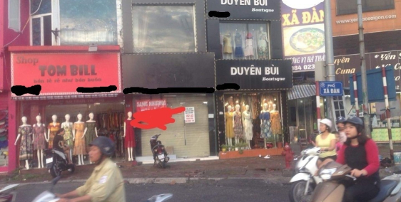 Cho thuê và sang nhượng nhà mặt phố xã đàn ko giới hạn loại hình kinh doanh..