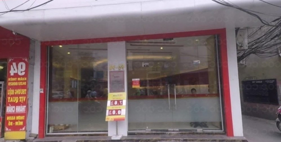 Cho thuê nhà làm phòng giao dịch ngân hàng mặt phố Tôn Đức Thắng: 130m2, MT6m.