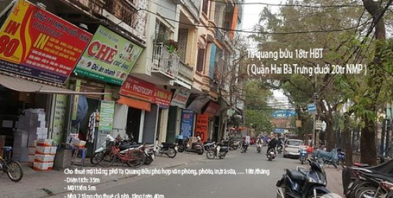 Tạ quang bửu 18tr HBT ( Quận Hai Bà Trưng duới 20tr NMP )