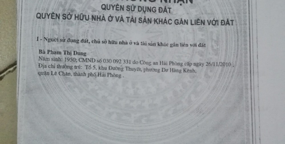 Bán nhà mặt phố 335 chợ hàng đối diện karaoke Tre Vàng HP, GIÁ TỐT