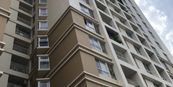 Cho thuê mặt tiền chung cư Khuông Việt, P.Phú Trung, DT 5.3x10m, Giá 17tr TL