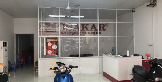 Cho thuê mặt bằng góc 2 mặt tiền Trương Công Định 8x30m