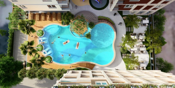 Căn hộ 2 phòng ngủ view Suối Tiên, dự án liền kề làng đại học Quốc Gia.