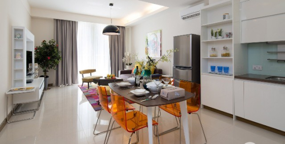 Bán căn hộ SAIGON AIRPORT PLAZA 1PN_59m2, đủ nội thất Q. Tân Bình