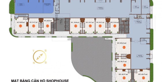 Bán shophouse Happy One Bình Dương, vị trí đắc địa,kinh doanh thuận lợị