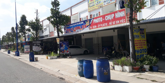 nhà phố thương mại ngay trung tâm thị xã bến cát, bình dương.