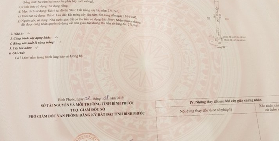 Đất 200m2, gá 570 tr/nền ngay chợ Chơn Thành, sổ sẵn, thỏ cư,mặt tiền đường nhà