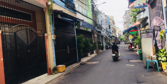 Bán nhà hẻm 8m thông đường Gò Dầu, P.Tân Quý, Q. Tân Phú, nhà cấp 4. DT 5m x 8m.