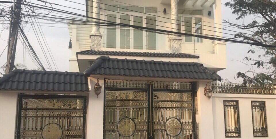 Nhà 2 lầu 100m2 Ngay trung tâm thị xã bến cát Bình dương