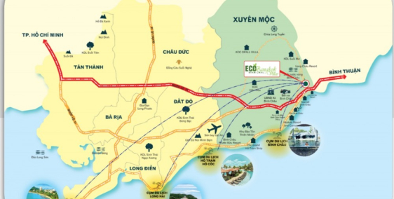 Eco Bangkok Villas Bình Châu với 7 Khu biệt thự nghỉ dưỡng cao cấp