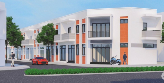 nhà ở trả góp 1 trệt 1 lầu phong cách châu âu