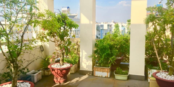 Biệt Phủ Đẳng cấp 2 Mặt tiền Đường Trục Binh Thạnh vẻ hè 3m, dt 128m2 4 lầu, giá