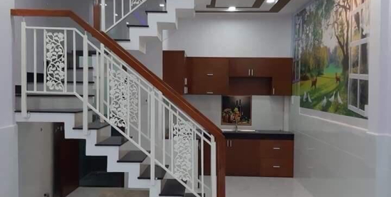 Bán nhà 1 trệt 1 lầu đường Trần  Văn Mười - Hóc Môn, Diện tích 52m2. sổ hồng.