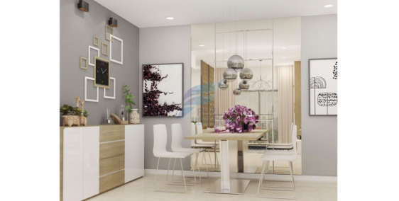 CHCC Gold View, 2PN - 2WC, 80m2, mới 100% cho thuê giá 17tr/tháng