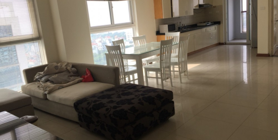 Cho thuê CHCC Ciputra, Tây Hồ, DT 120m2, 3PN, đủ đồ, 9tr/tháng. LH - 0903412339