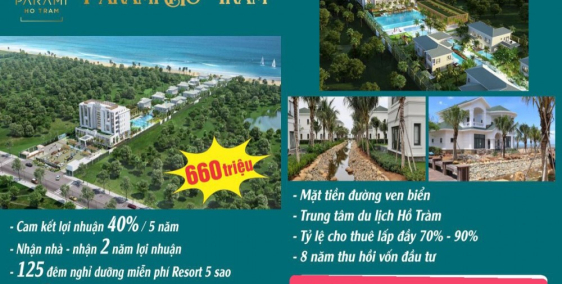 Chỉ 660 triệu sở hữu căn hộ Parami Hồ Tràm, nhận ngay 320 triệu