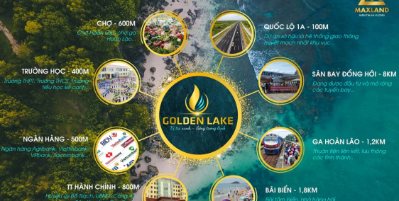 Khu đô thị Golden Lake Quảng Bình - chỉ 9,9tr/m2