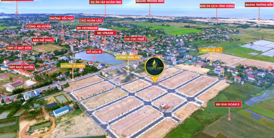 Golden Lake , tt Hoàn Lão , Bố Trạch , Quảng Bình , 9,9tr/m2 , 160m2 , sổ đỏ ...