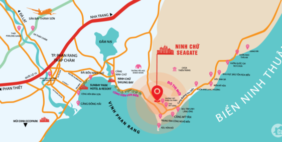 NINH CHỮ SEAGATE-  DỰ ÁN ĐẤT NỀN SỔ ĐỎ VEN BIỂN CỰC HẤP DẪN