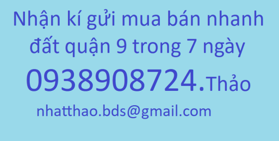 Bán nhanh nền đẹp dự án hoàng anh minh tuấn, mặt tiền đỗ xuân hợp q9
