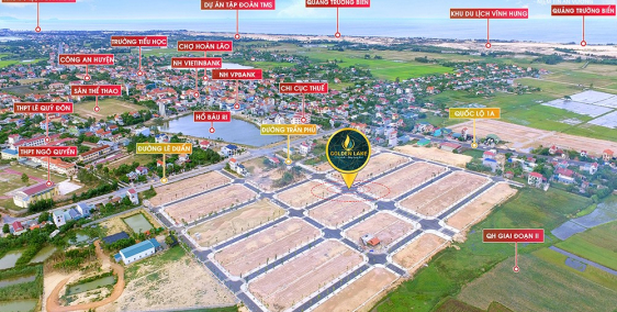 Sở hữu ngay nền đất trung tâm hành chính thị trấn Hoàn Lão, huyện Bố Trạch