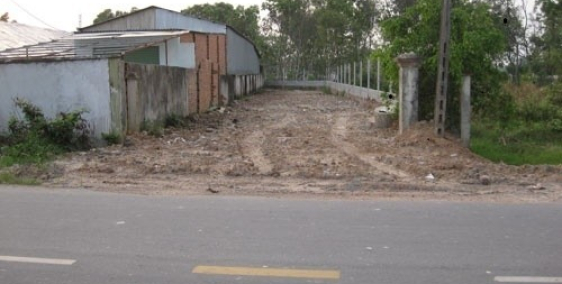 Bán lô đất 200m2 mặt tiền đường Cây Trôm Mỹ Khánh,Sổ hồng riêng , Giá: 950tr.