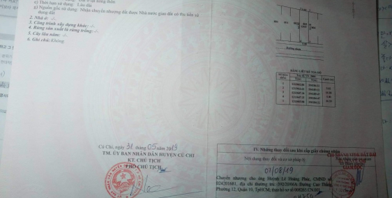 Tối Cần Bán Đất Chính Chủ Mặt Tiền Đường Bà Điểm 4 Hóc Môn DT 90m2, Giá 600triệu