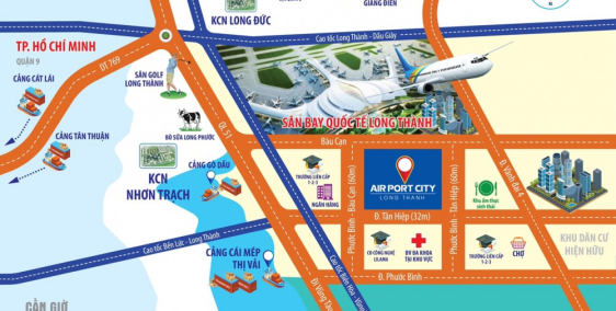 DUY NHẤT 30 NỀN-PHỐ CHUYÊN GIA HÀNG KHÔNG ĐẸP NHẤT SÂN BAY QUỐC TẾ LONG THÀNH