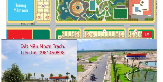 Đất Nền Nhơn Trạch Giá Rẻ, Ngay Trung Tâm Hành Chính Nhơn Trạch, Giá 7,5Tr/m2
