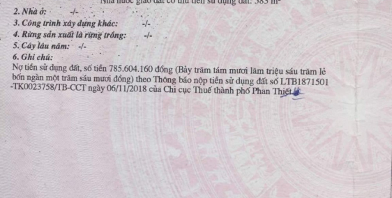 tôi bán 3.539m2 đất làn 2 Nguyễn Đình Chiểu, P. Hàm Tiến, Phan Thiết, 3,5tr/m
