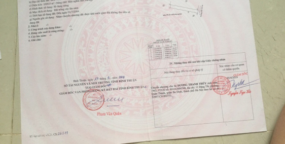 Cần tiền kinh doanh nên sang lại lô đất ngay mặt tiền liền kề sân bay Phan Thiết