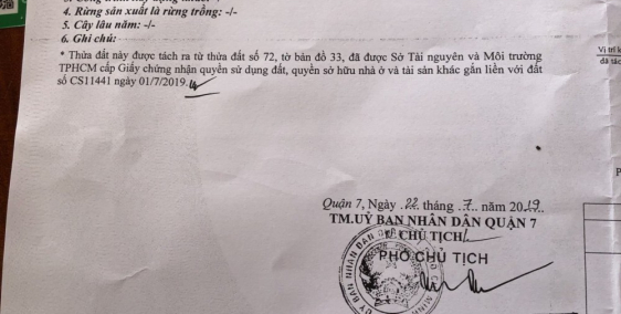Bán đất hẻm xe hơi khu kiều đàm793 trần xuân soạn,q.7.DT:50m2. giá:4,8 tỷ. TL