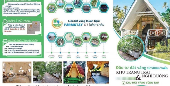 Sở hữu trang trại và nghỉ dưỡng sinh thái tại Hồ Tràm - Vũng Tàu