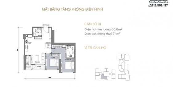 Chính chủ cần bán căn hộ Landmark Plus nằm trong khu dân cư Vinhome Central Park